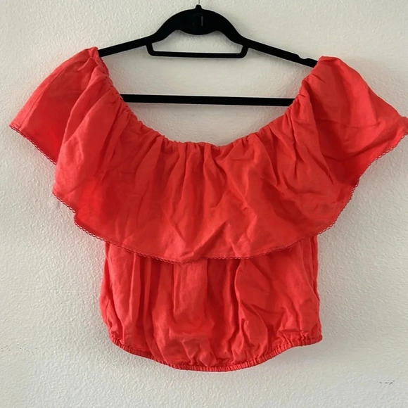 Trina Turk Out of Office Terrace off the shoulder blouse - Picture 3 of 6